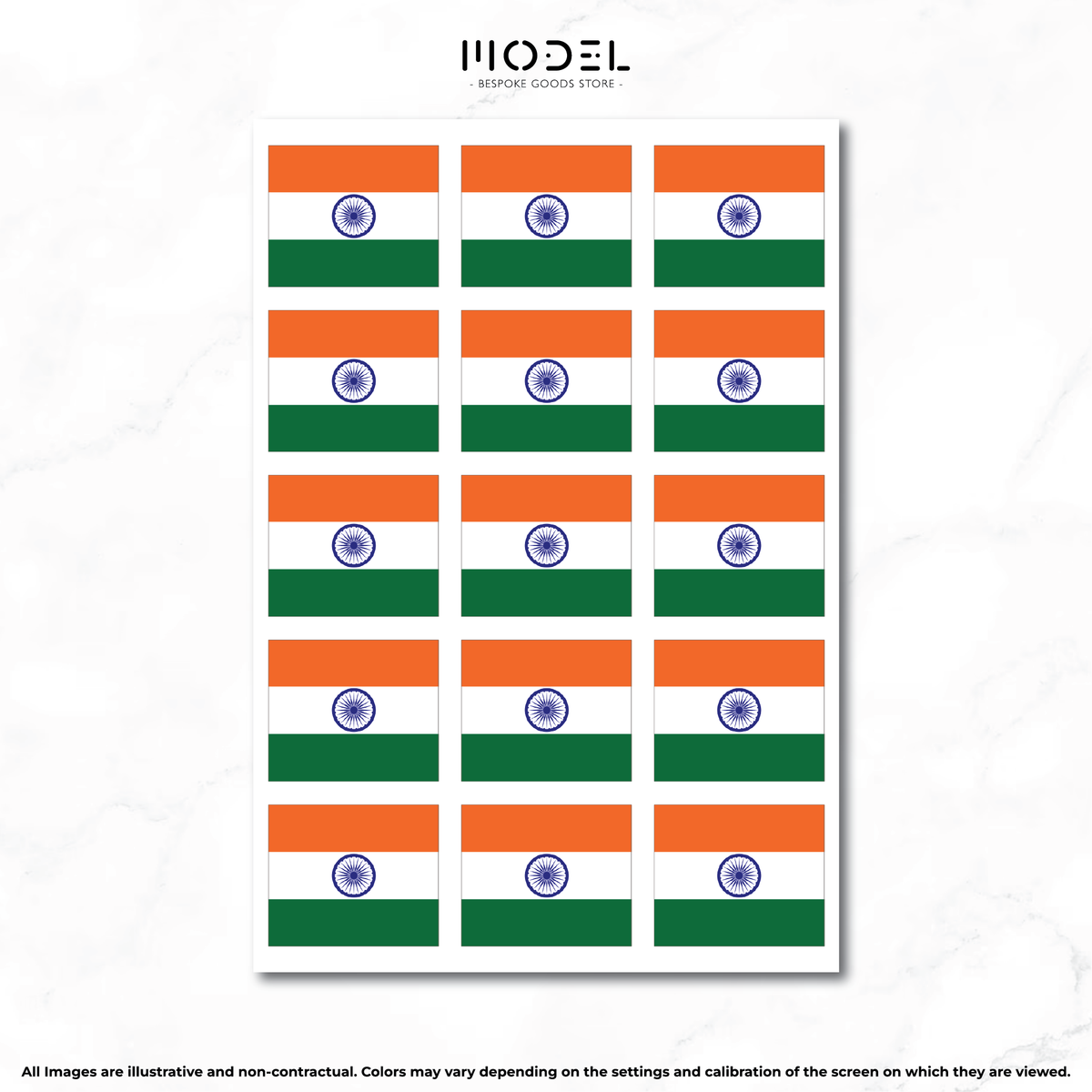 India Sticker - Flag