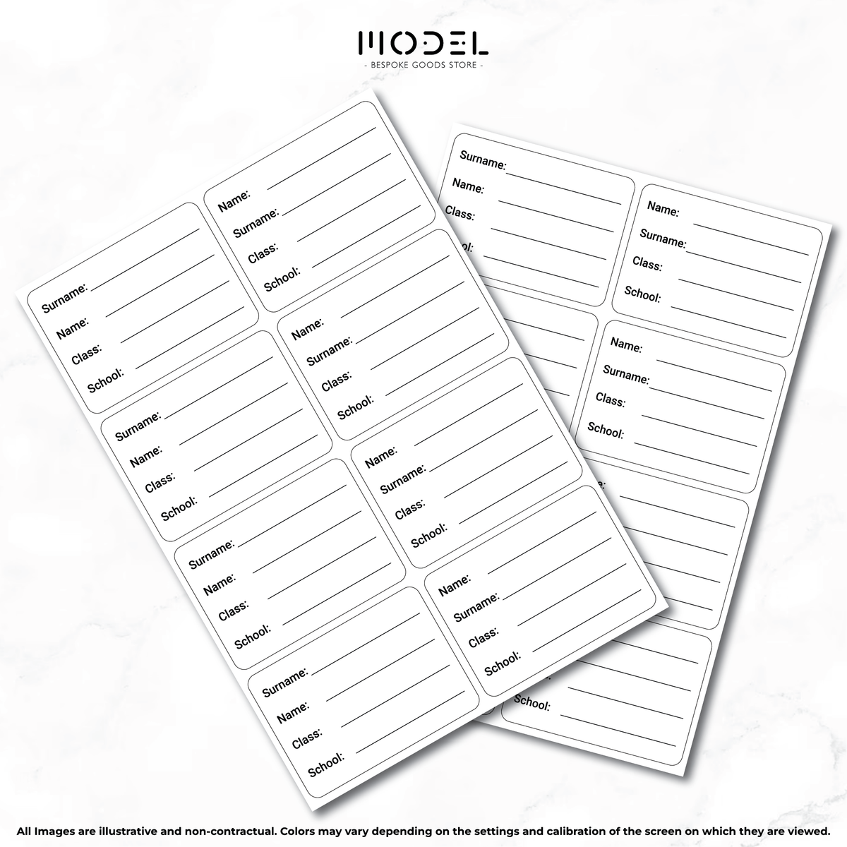 BTS Stickers - Notebook 3 - English