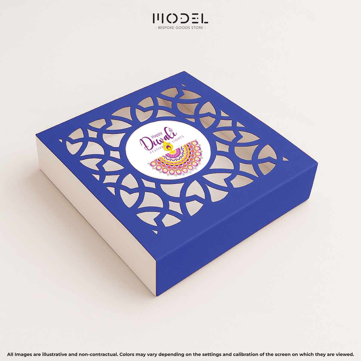 Pattern Cut-Out Diwali Box 02