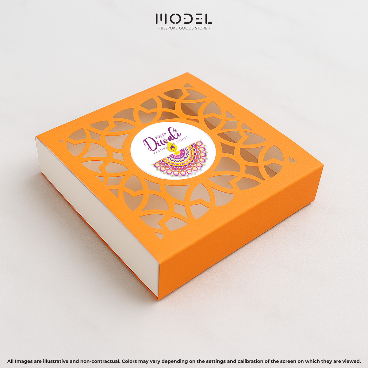Pattern Cut-Out Diwali Box 02