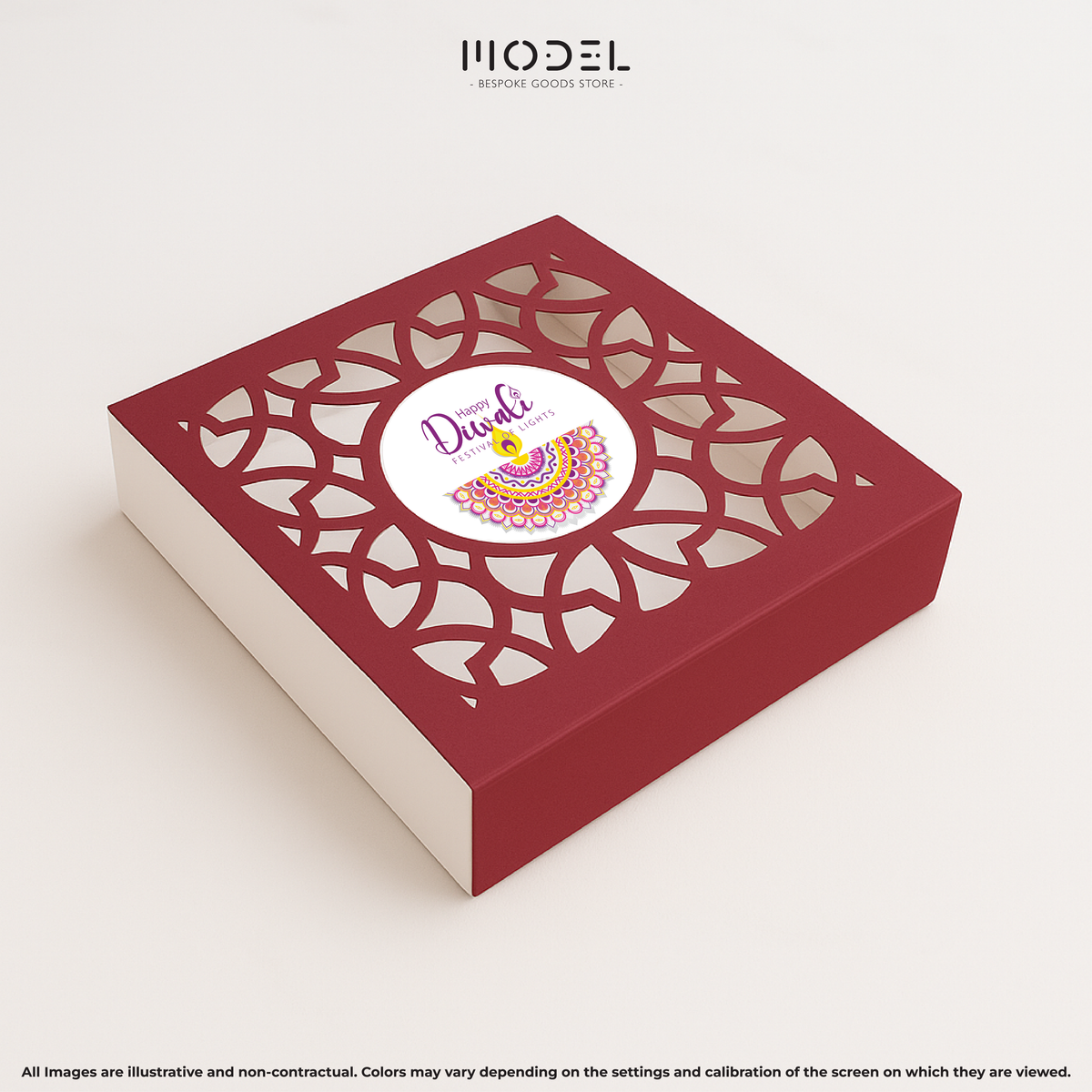 Pattern Cut-Out Diwali Box 02