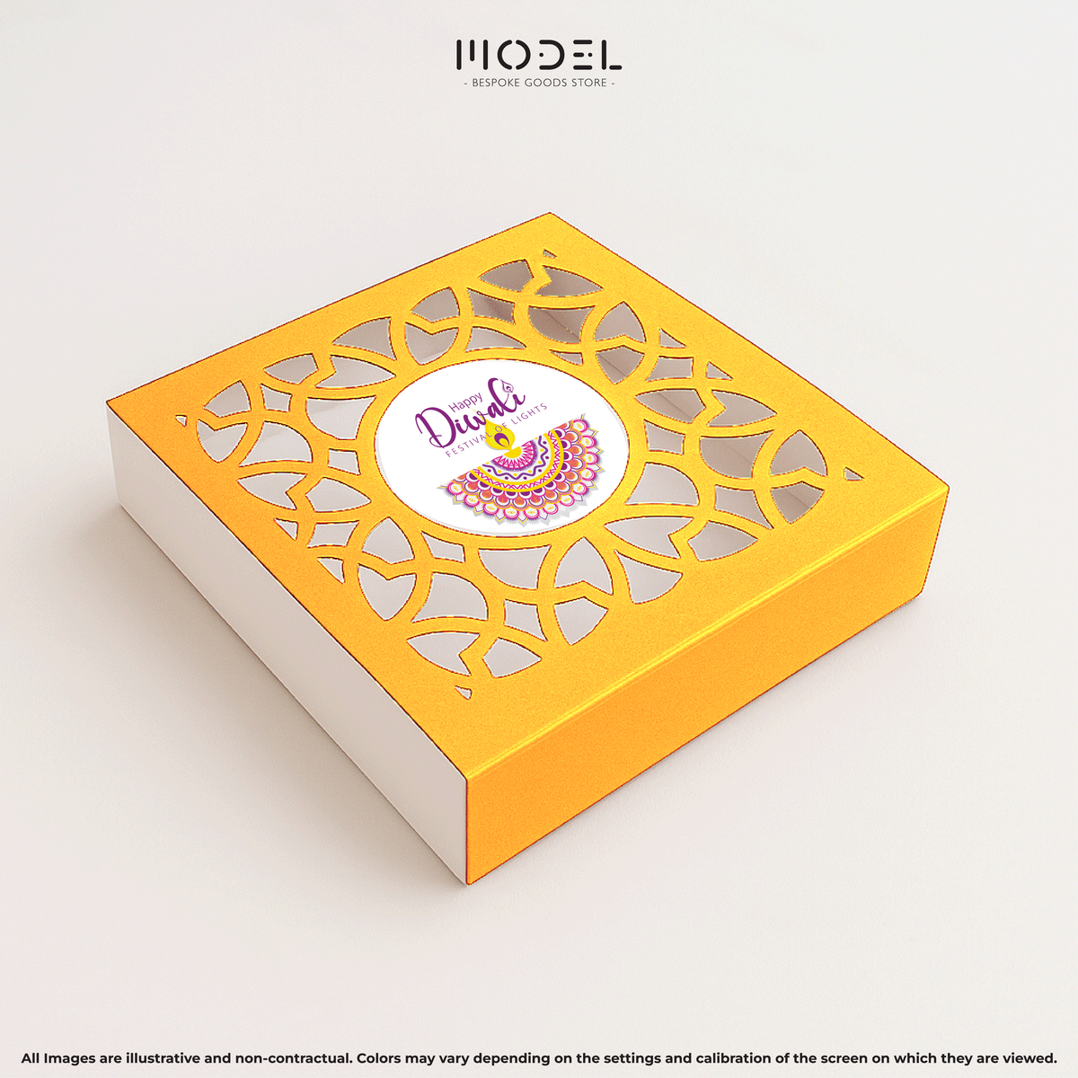 Pattern Cut-Out Diwali Box 02