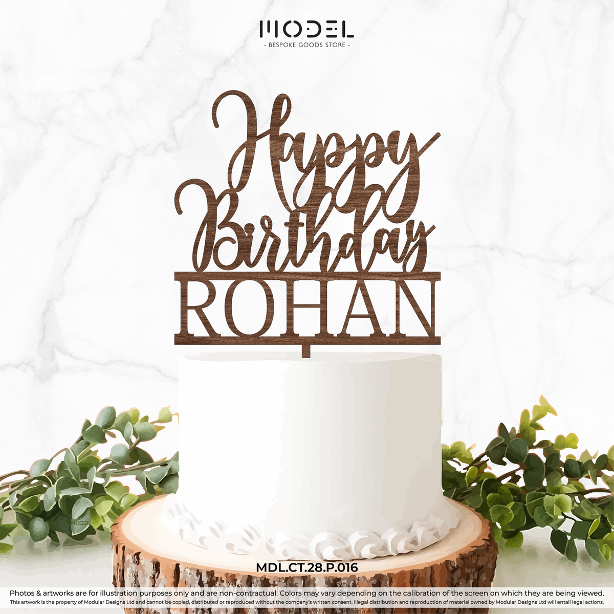 Name + Happy Birthday