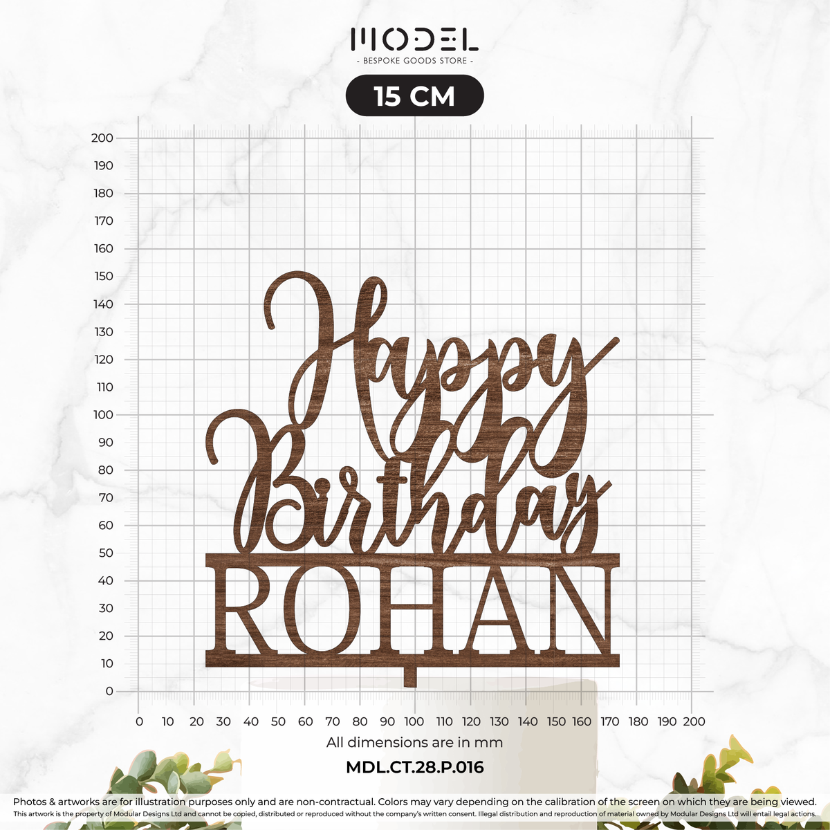Name + Happy Birthday