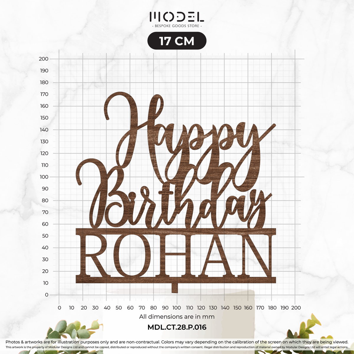 Name + Happy Birthday