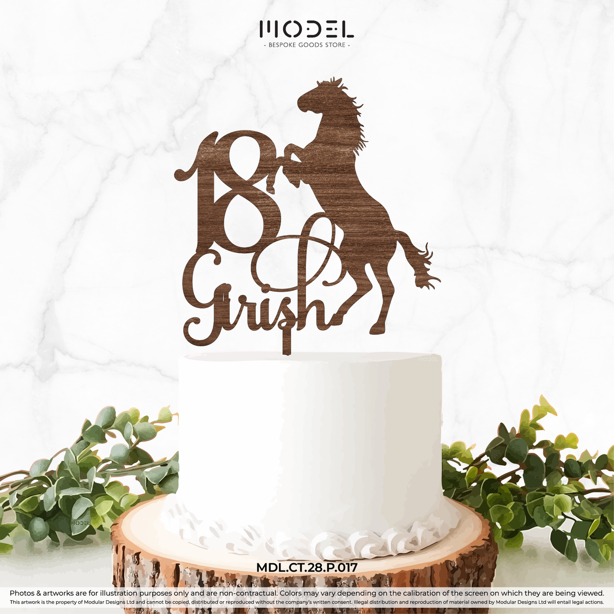 Name + Age + Horse Silhouette