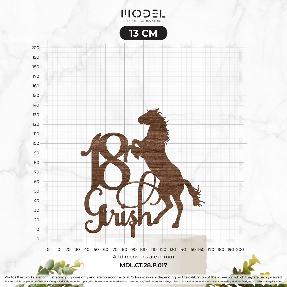 Name + Age + Horse Silhouette