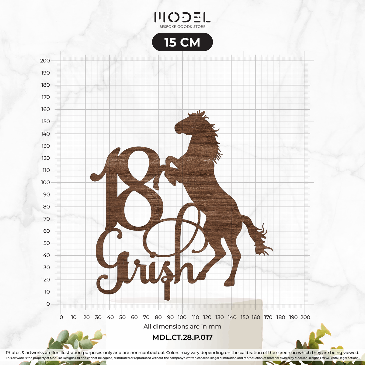 Name + Age + Horse Silhouette