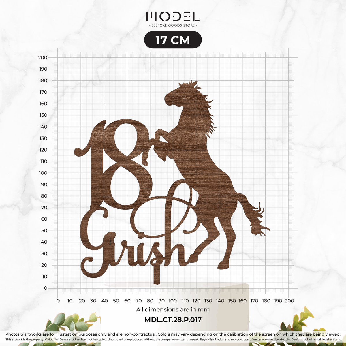 Name + Age + Horse Silhouette