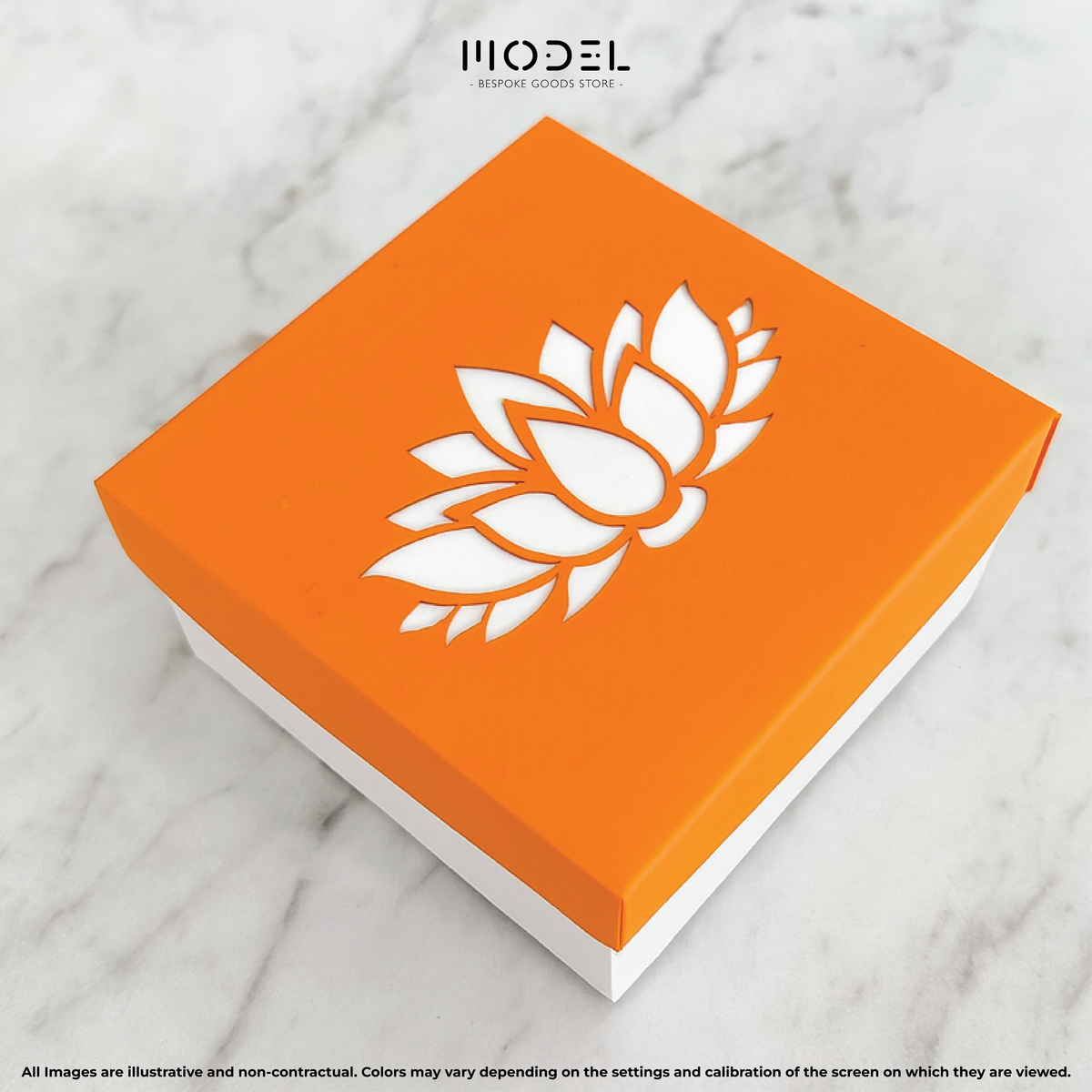 Lotus Cut-Out Diwali Box 01