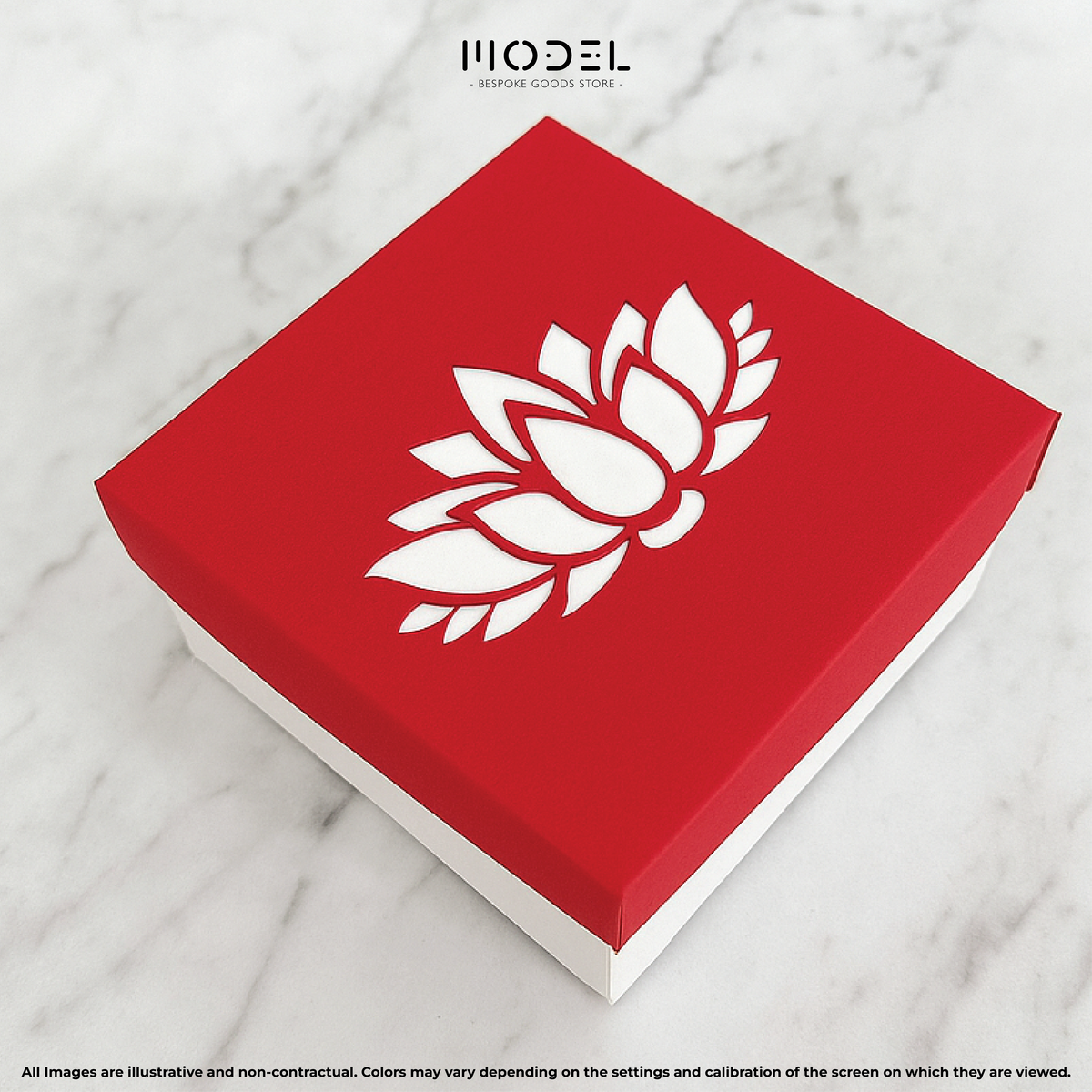 Lotus Cut-Out Diwali Box 01