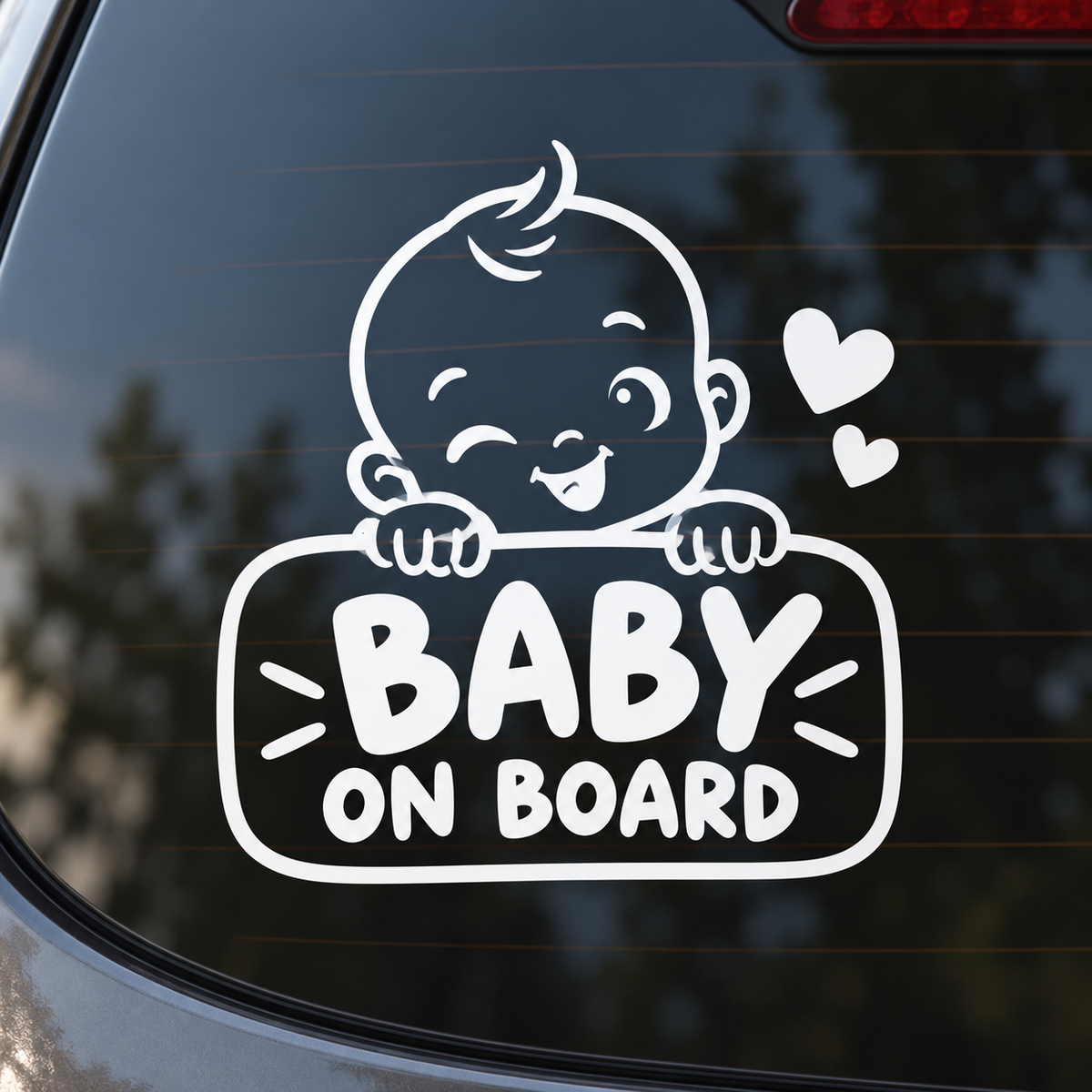 Baby On Board Car Window Decal