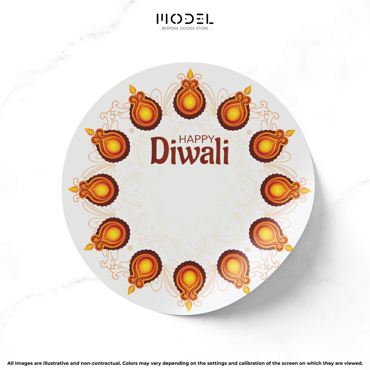 Personalised Diwali Sticker 02